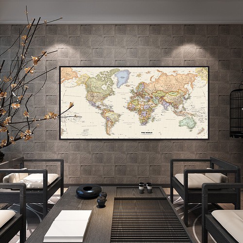 Map the world - the, large