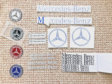 Mercedes Benz Sticker Decal Gel Badge Set Spares Custom Bargain