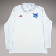England Football Shirt Umbro XL 46" Home Kit English Jersey 2009 2010 DD17