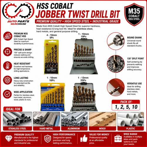 Cobalt jobber twist - cobalt, bit