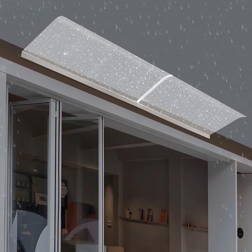 Clear window door awning - window,