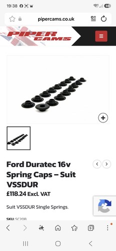 Piper cams ford duratec valve - piper,