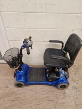 Aquasoothe Travel Lite Elite 4mph Class 2 Pavement Mobility Scooter Blue- CS BA3