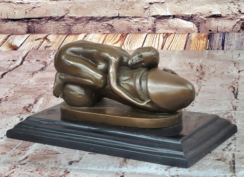 Erotic figurine bronze - erotic,