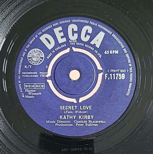 Kathy kirby secret love 1963 - love,