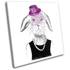 Hipster Animals Bunny Rabbit