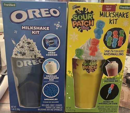 Oreo cookie milkshake gift set - milkshake,