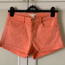 Ladies H&M Orange Shorts Size