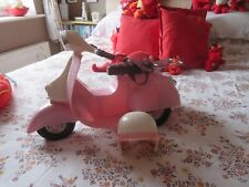 OG Our Generation Battat for 18" Doll, Pink Scooter - Moped with Helmet