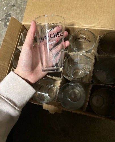 12x half pint thatchers - 12x,