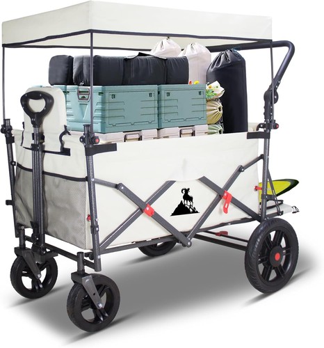 Folding garden wagon cart - folding,