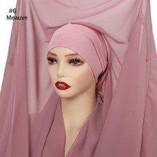 One piece women hijab cap - one,