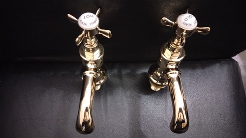 Bath taps gold samuel - bath, heath