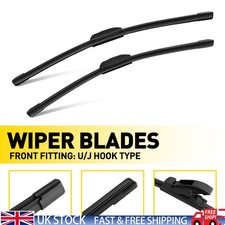 2X Wiper Blades (Pair) Flat /