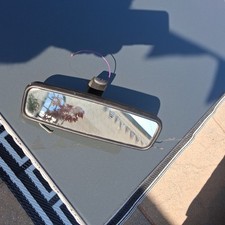 MG F / TF Rear View Mirror (With Map Reading Lights) and new fitting slug