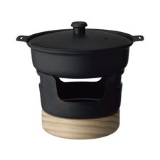 Iron pot mini 470ml solid fuel black with recipe LivE