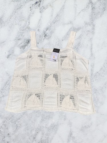 Ladies crochet white vest - crochet, top