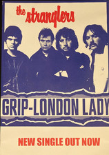 The Stranglers promo poster - Grip & London Lady new single 1977 new reprint