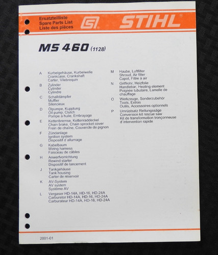Genuine stihl ms460 460 - genuine,