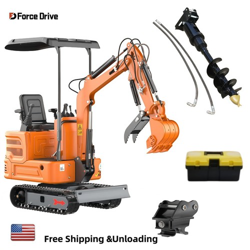 Ton gas mini excavator - 1,