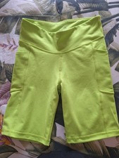 Ladies Gapfit High Rise Bike Shorts Small With Pockets