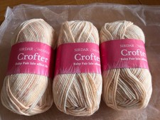 3 X Sirdar Baby Crofter DK
