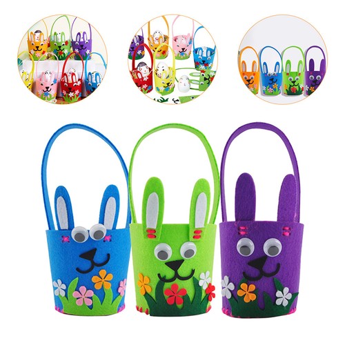 3pcs cartoon easter buckets - 3pcs,