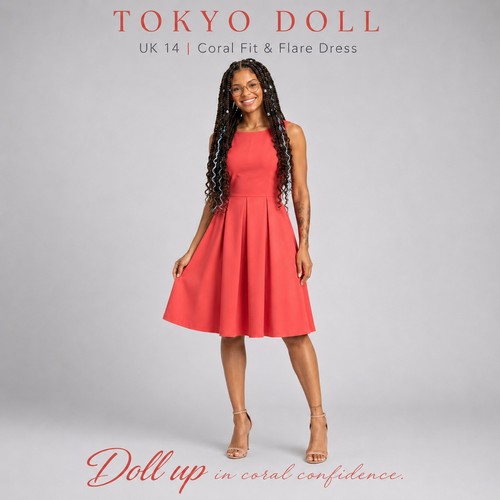 Tokyo doll coral pink - tokyo, uk