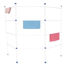 2 3 4 Fold Gate Clothes Airer