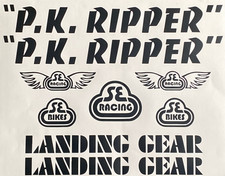 PK RIPPER BMX DECALS Bike