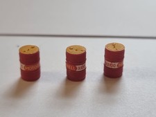 Scalextric Shell oil drums for pit scenery x3