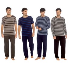 Mens Pyjamas Set Cotton Jersey