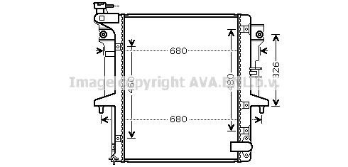 Fits mitsubishi l200 radiator - fits,