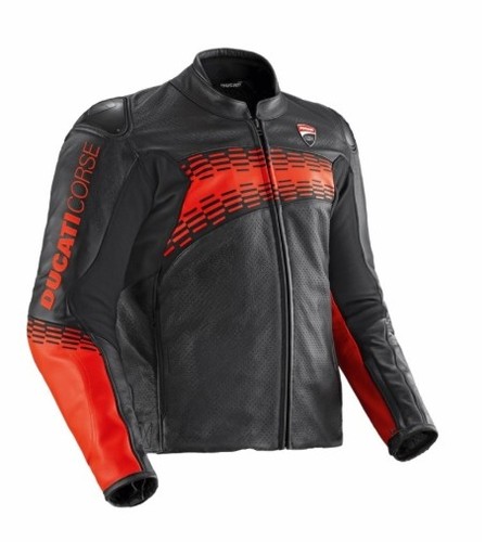 Ducati corse leather jacket - corse,