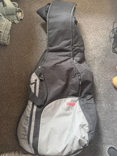 Stagg guitar case grey and - grey,