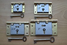 BRASS BOX LOCK SET - TOP