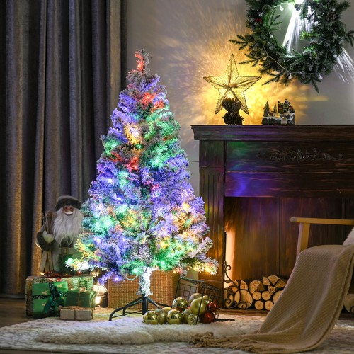 5ft flocked artificial - flocked,
