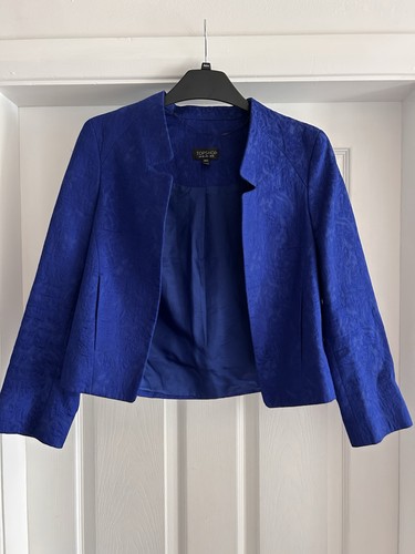 Topshop blue jacquard - topshop, floral