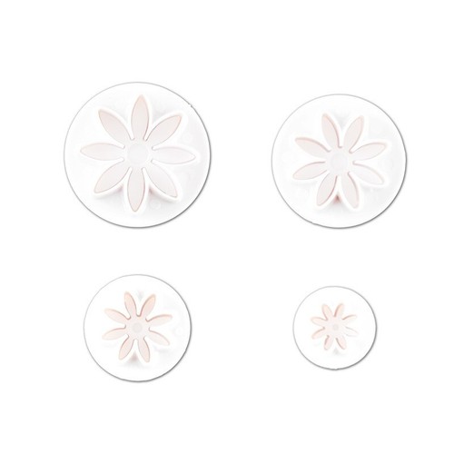 Daisy flower cake - daisy, 4pcs
