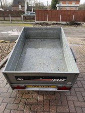 Erde 142 trailer with cover