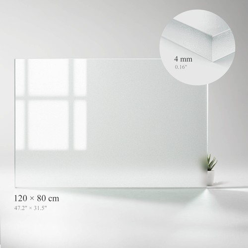 Tempered frosted glass table - frosted,