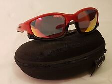 Genuine Oakley Sunglasses Split jacket Infra Red OO9099-05 With Red Iridium Lens