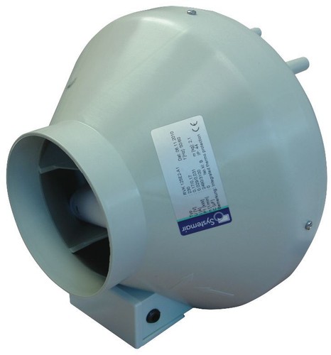 Systemair rvk fan 125mm l1 - 125mm,