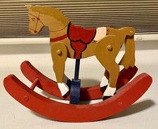 Vintage Wooden Hand Painted