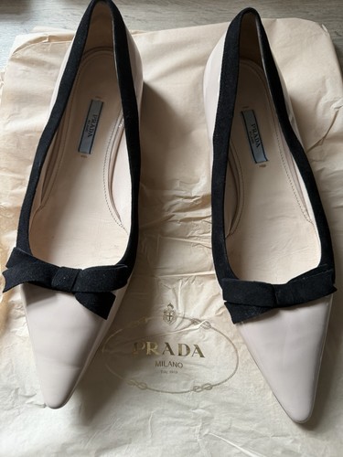 Ladies prada tricolour bow - ladies,
