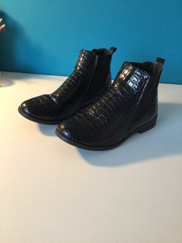 Boohoo mock croc black - mock, patent