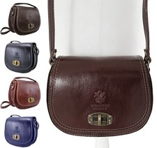 Leather crossbody saddle - leather,