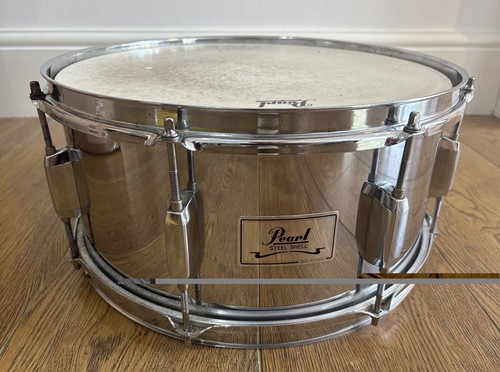 Pearl steel shell snare drum - pearl,