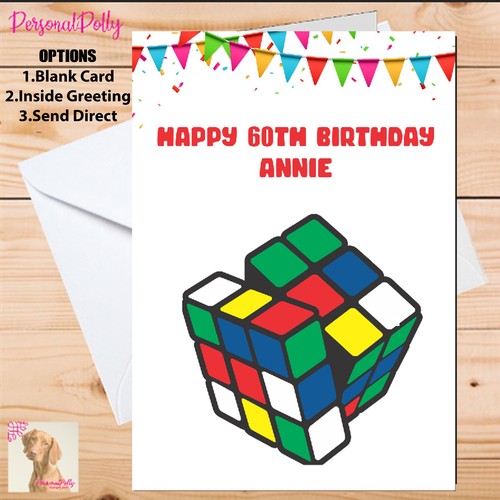 Personalised rubik cube - personalised, any