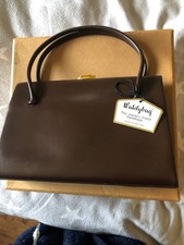 Vintage brown leather Waldybag